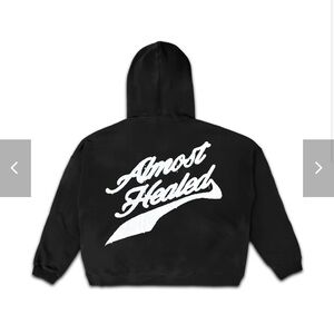 Lil durk almost healed hoodie black white size large